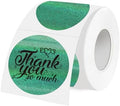3 Inch Holographic Thermal Labels,Round Thermal Printer Labels,Waterproof Thermal Printer Stickers for DIY Logo Design,Name Tag,QR Code,Thanks Card 150 Labels/Roll (Green dots) by Unknown