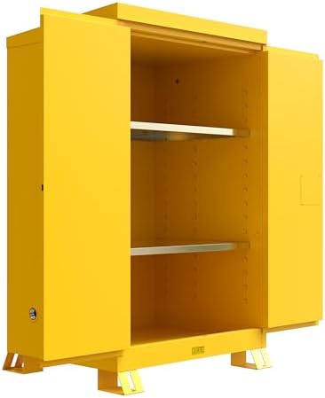 Justrite Reinforced Steel Outdoor Flammable Liquid Storage Cabinet - Image 2