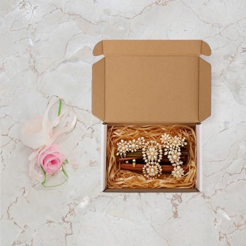 HORLIMER 6x4x1 Shipping Boxes Set of 100, White Corrugated Cardboard Mailer Box for Packing Small Business - Image 6