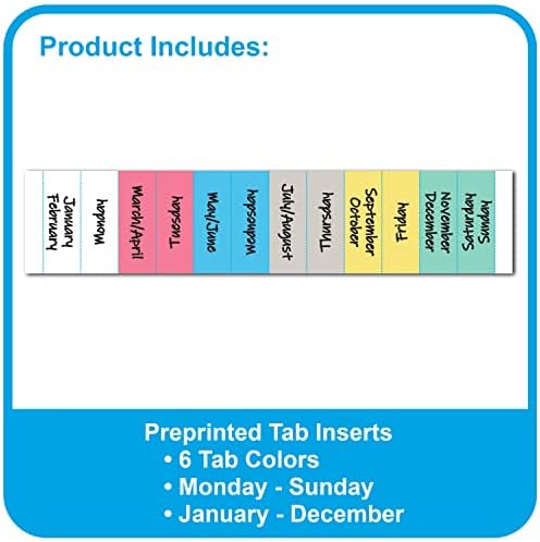 C-Line 7-Pocket Vertical Backpack File, Assorted, 1" x 10 1/4" x 12 3/4" (Pack of 2) - Image 4
