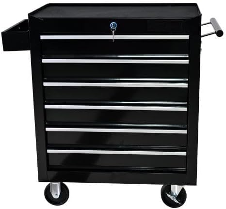 LuckyNote】Rolling Tool Chest, 6 Drawer Tool Box - Image 8