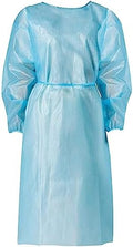 Personal Touch 20 Pack Disposable Isolation Gowns - Blue Level 2 SMS 40gsm Non-Woven Material - PPE Gowns Disposable for Dental, Medical Use, Fluid-Resistant and Latex-Free Gowns, Universal Size by Unknown