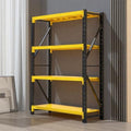 Heavy Duty Warehouse Shelving 4-Tier Industrial Steel Storage Shelves, 2600LB Capacity Per Shelf, Adjustable Shelves for Garage/Factory/Commercial Use (Yellow and Black, W48*D23.7*H79) by Unknown