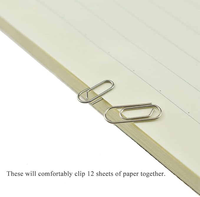 HAHIYO Paper Clips Sturdy 0.59 inches Length 50 Pack Mini Paperclips Heavy Duty - Image 5