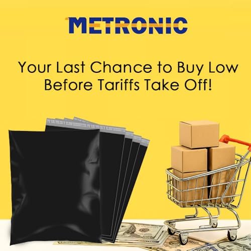 Metronic Black Poly Mailers 14.5x19 Large 500 Pack Self-Seal Shipping Bags, Packaging Envelopes for Small Business, Boutique, Clothing - Image 2