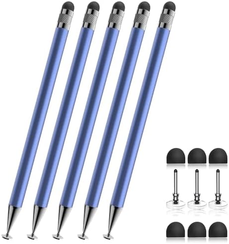 Bopomofo Stylus(5 Pcs),2-in-1 Stylus Pen for Touchscreen,Capacitive Stylus by Bopomofo