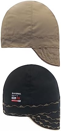 BOCOMAL FR Welding Cap Paisley Printed CAT2 Midweight 6 Pannel Welder Caps - Image 2