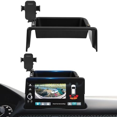 Car Phone Holder Fit for Honda CR-V HR-V 2023 2024 2025 2026 w/Dash Tray Storge Box Organizer-Cell Phone Mount for CRV HRV Accessories 7/9 inch Touch Screen 360 Degree Rotation by Unknown