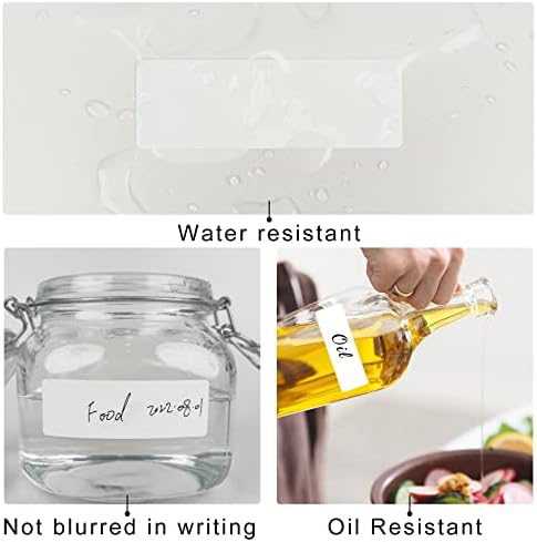 Removable Freezer Labels, Date Label 1x2 Inch Food Storage Stickers, Waterproof Oil Resistant Easy Clean Leaves no Residue 300 Total Per Roll (Pack of 2) - Image 3