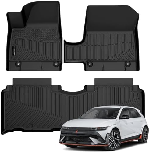 AUXKO All Weather Floor Mat for 2026 2025 Hyundai IONIQ 5 Unmovable Console by AUXKO