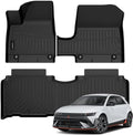 AUXKO All Weather Floor Mat for 2026 2025 Hyundai IONIQ 5 Unmovable Console by AUXKO