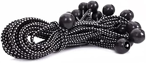 Kotap BB-9B Ball Bungee Cord, Heavy-Duty & Versatile, Indoor & Outdoor, Tarp Tie-Down, Organize & Secure, 9-Inch, Black, 50 Pack - Image 7
