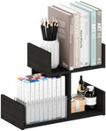 Furinno HERMITE Desk File Folder Organizers, 3-Shelf Desktop Office Organization Racks, Desk Top Display Book Shelf, for Paper, Office Supplies, Magazine, Espresso by Furinno-FitsYourSpaceFitsYourBudget