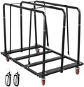 Folding Table Cart, Heavy Duty Panel Cart with 1,800LBS Capacity & 10 Table Holder, Features Swivel Casters for Easy Transport, Ideal for Catering Events, Wedding Receptions, and Conference Setups by Unknown