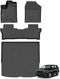 GINOWY-Floor Mats & Cargo Liner for Honda Passport 2019-2024 2025, TPE All Weather Protection Car Mats Custom Anti-Slip Trunk Mat 2025 Passport Floor Liners Waterproof Passport Accessories Black by GINOWY