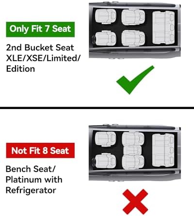 3W Floor Mats for 2021-2026 Toyota Sienna XLE/XSE/Limited 7 Seat - Image 2