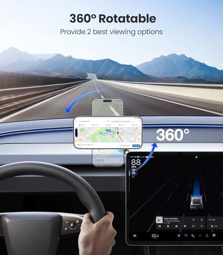 VICSEED Tesla Phone Mount for Model 3/Y,[Strongest Magnet] Car Phone Holder - Image 7