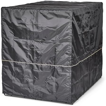 MidWest Homes for Pets XXL Dog Crate Cover, Black Polyester Privacy Kennel Cover Fits Most Giant 54-Inch Crates, Machine Washable, Reduces Barking & Chewing - Image 2