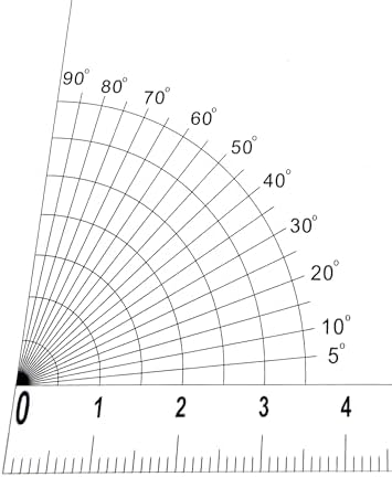 Flaw Detection Gauge Film Reference SEC Size Estimation Chart (Transparency) for Defects and Measuring (Transparent, 4) - Image 5