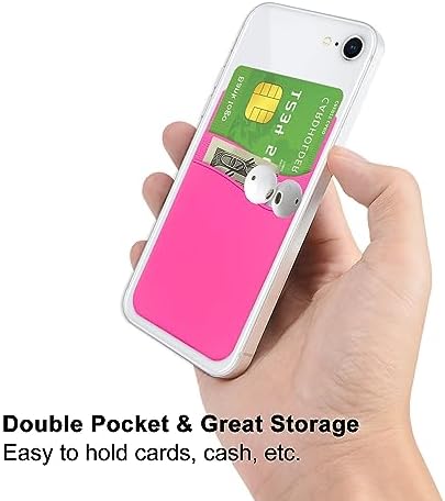 Senose Phone Wallet, 3 Pack Phone Card Holder Stick On Back of Cellphones - Image 6