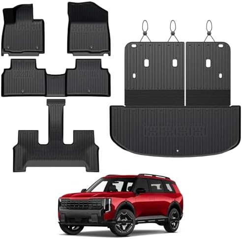 Floor Mats for 2027 Kia Telluride Gas 7/8-Seat Accessories by GALVAGNITE