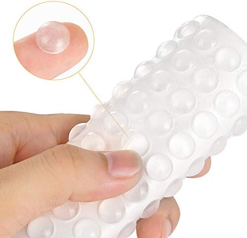 FATLODA 200PCS Cabinet Bumpers, Clear Rubber Bumpers Self Adhesive by FATLODA