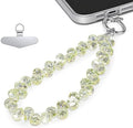 TENOC Beaded Phone Wrist Strap, Light Yellow by TENOC