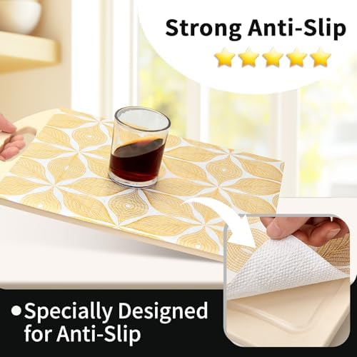 Shelf Liners for Kitchen Cabinets 17in x 30FT, Non Adhesive Cabinet Liner - Image 2