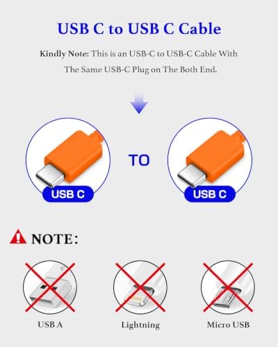 25W Type C Charger Fast Charging Long 10 FT Fast Charger USB C Cable - Image 4
