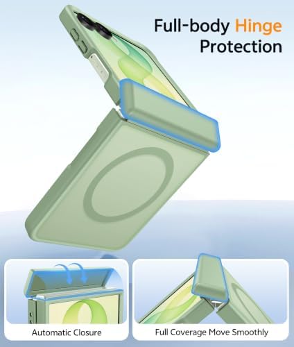 FNTCASE for Samsung Galaxy Z Flip 8 Case, Fit for Magsafe, Screen Protector - Image 4