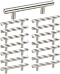 homdiy 15Pack 5in Cabinet Pulls Brushed Nickel Cabinet Handles Nickel Pulls Modern Cabinet Hardware, Stainless Steel Kitchen Cabinet Handles Drawer Pulls by homdiy