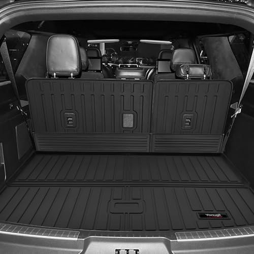 Custom for 2018-2024 Ford Expedition Max/Lincoln Navigator L Cargo Mats Trunk Liner All Weather TPE Protection Mat Accessories (for 18-24 Ford Expedition Max/Lincoln Navigator L) - Image 2