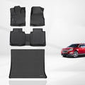 KELCSEECS Floor Mats & Cargo Liner for 2012 2013 2014 2015 2016 2017 Chevrolet Chevy Equinox & GMC Terrain/Terrain Denali All Weather Car Mats Cargo Mat Floor Liners Trunk Mat Trunk Liner Accessories by KELCSEECS