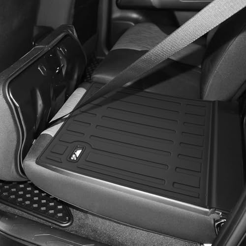 Custom for 2005-2023 Toyota Tacoma Double Cab Rear Seat Backrest Mats All Weather TPE Protection Mat Accessories (for 2005-2023 Toyota Tacoma Double Cab) - Image 2