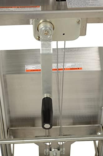 Vestil PALL-200 Aluminum Portable Load Lifter 32-7/16 in. x 12-1/8 in. x 44-15/16 in. 200 Lb. Capacity Silver - Image 6