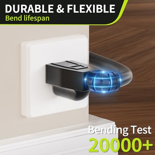 16/3 Black 15 FT Extension Cord Indoor for Appliances - Image 4