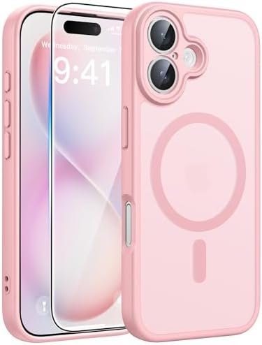 FNTCASE for iPhone 16 Plus Case, Fit for Magsafe, Screen Protector by FNTCASE