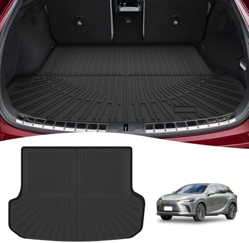 Cartist Custom Fit for Cargo Liner 2016-2022 RX350/RX450h (Not for RX350L & RX450hL) All Weather Trunk Mat Anti-Slip TPE Rear Trunk Floor Mat Waterproof by cartist