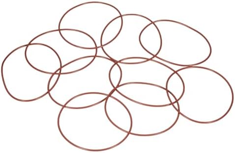 10pcs Fluorine Rubber O-Rings 90x86x2mm Metric FKM Sealing Gasket by Unknown