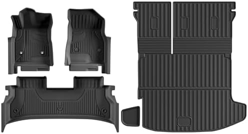 Floor Mats 4PCS for Chevy Trax 2024-2026 with Cargo Liner & Backrest Mats by TTXLIGHTING%C2%AE
