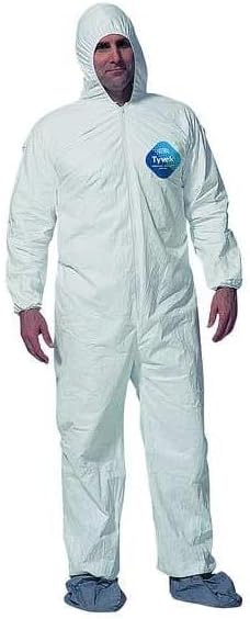 DuPont Tyvek 400 TY122S Disposable Protective Coverall Hood, Boots - Image 3