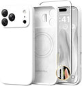 GolbinBox Magnetic for iPhone 18 Pro Case/17 Pro Case, White by GolbinBox