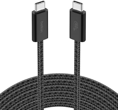 Belkin USB C to USB C 60W Braided Cable 9.9ft iPhone Charger Cord by Unknown