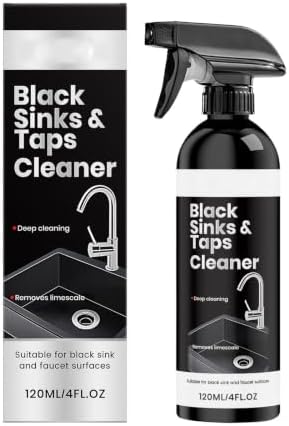 Limescale Cleaner Spray for Black Sinks & Taps, Remove Limescale (1pcs) by Unknown
