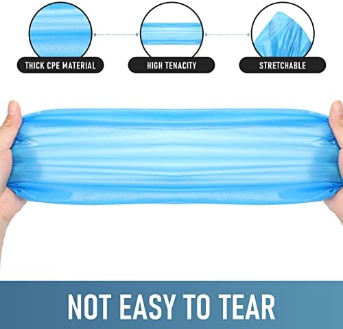 Buself Shoe Covers Disposable Non Slip - Pack of 100 (50 Pairs), Premium Waterproof and Recyclable Shoe Booties Covers for Indoors, Fits Up To 11 US Men and 13 US Women Size - Image 2