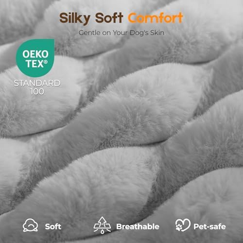 Orthopedic Dog Bed for Medium Dog, Waterproof Washable Pet Bed for Crate - Image 2