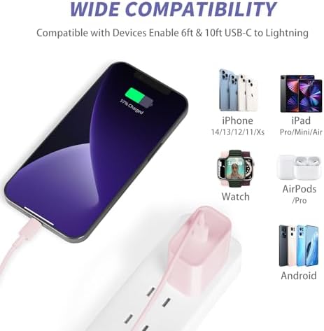 iPhone 14 13 12 11 Charger Fast Charging,USB C Charger with 10FT/6FT Cable - Image 5