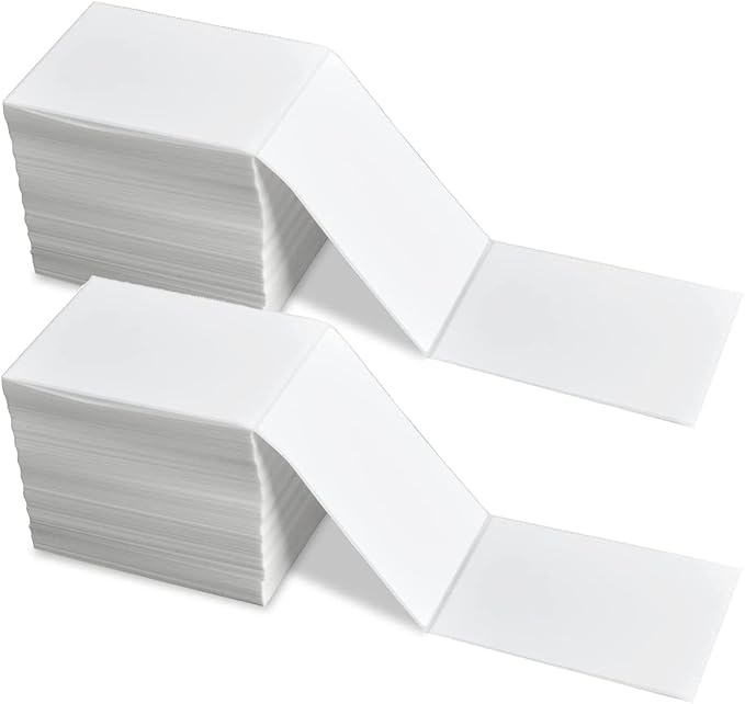 4x6 Thermal Labels, FungLam 2000 Fanfold 4" x 6" Direct Thermal Shipping Labels by FungLam