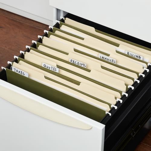 Staples Hanging File Folders, Letter Size, 5-Tab, Green, 100/Carton - Image 4