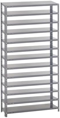 Quantum Storage Systems 1875-000 Shelving Unit for Shelf Bin System (Bins Sold Separately), 18" W x 36" D x 75" H by QuantumStorageSystems